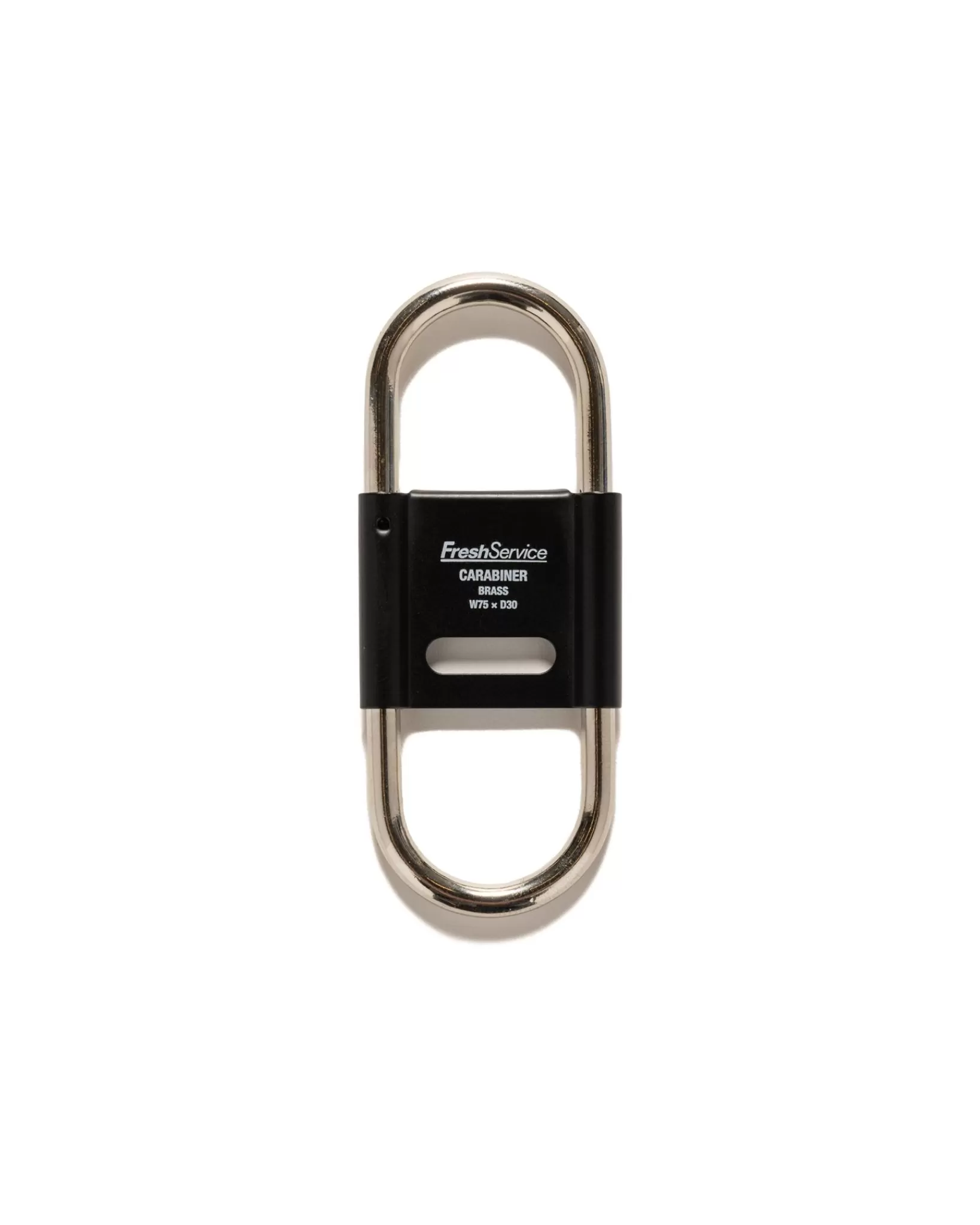 Carabiner Keyring Black*FreshService Best Sale