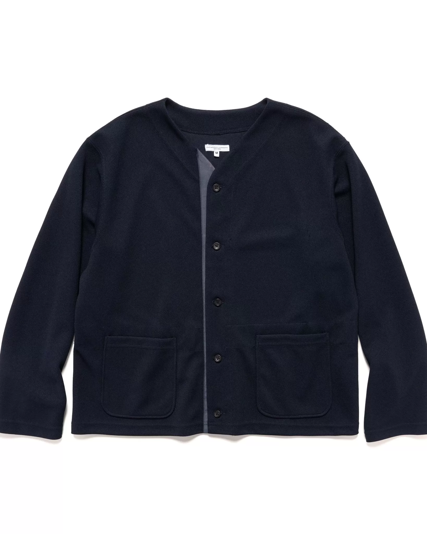 Knit Cardigan Diamond Poly Knit Dark Navy*Engineered Garments Best Sale