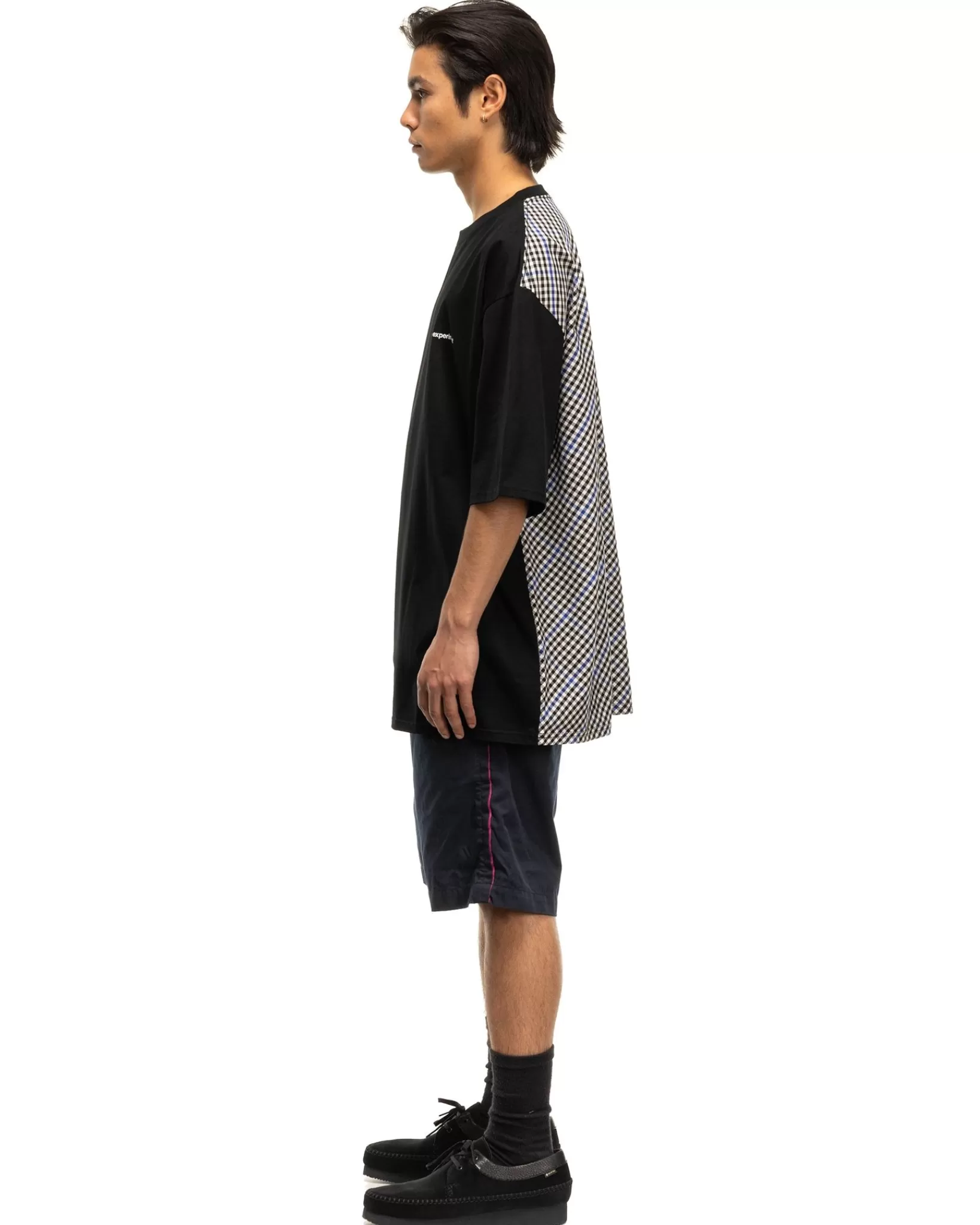 Side Color Shorts Navy*Uniform Experiment Fashion