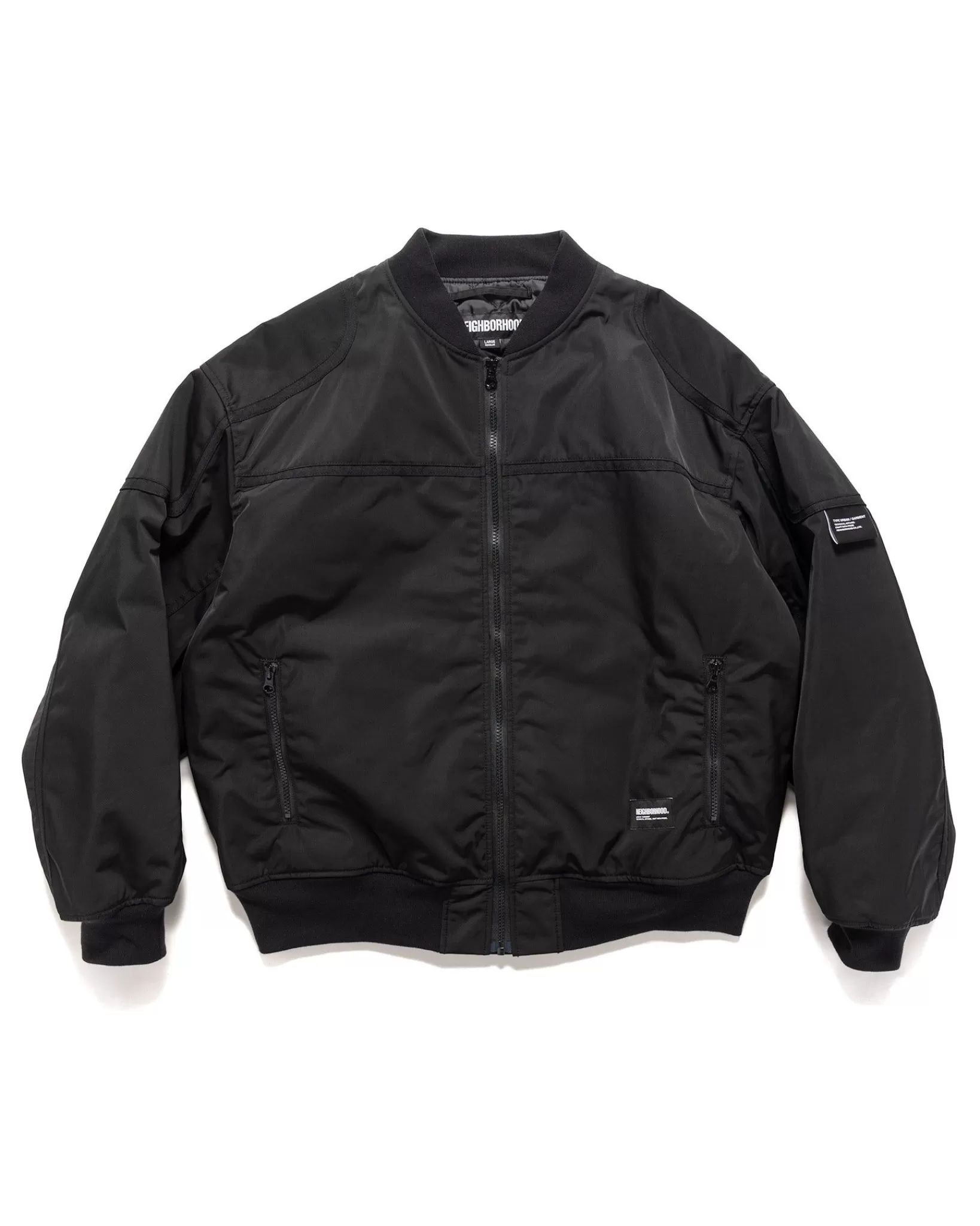 Solid Racing Jacket Black*Neighborhood Fashion