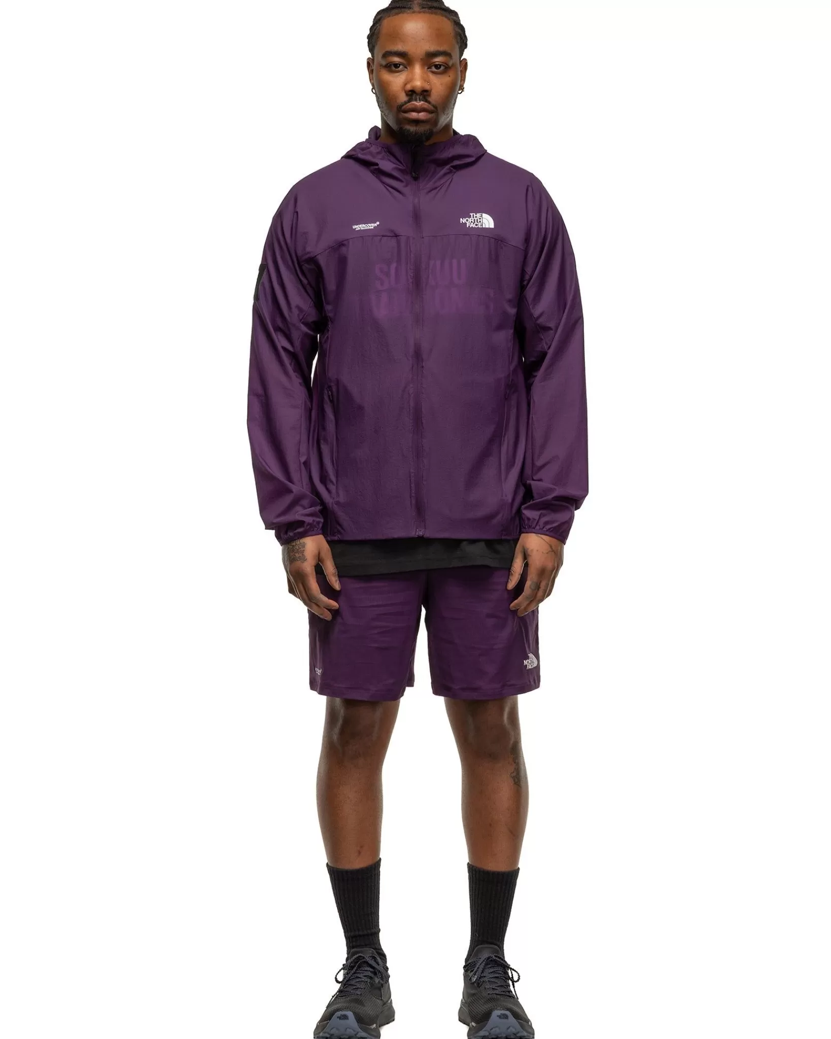 X Undercover Soukuu Trail Run Packable Wind Jacket Purple Pennant*The North Face Shop